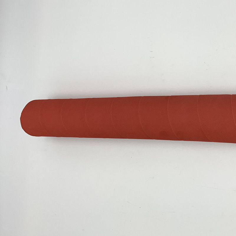 خرطوم الهواء المطاطي السطح الأحمر / الأصفر ملفوف مع 4 طبقات من النسيج مضفر 300psi