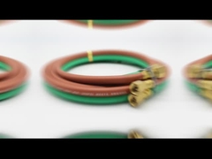 خرطوم لحام مزدوج من الدرجة T مقاوم للحريق معرف العاطفة 1/4 بوصة W.P 300Psi للأوكسي / الوقود