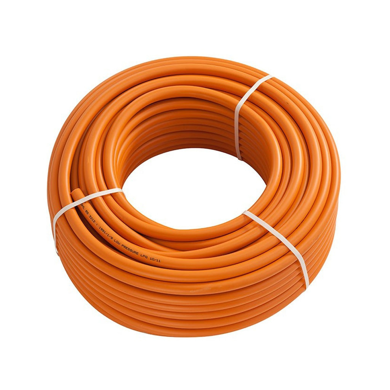 مرنة برتقالية 50ft/100ft مقاومة للارتداء W. P 20bar 10mm برتقالية LPG غاز خرطوم