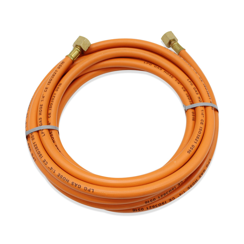 مرنة برتقالية 50ft/100ft مقاومة للارتداء W. P 20bar 10mm برتقالية LPG غاز خرطوم
