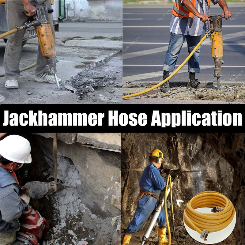 مجموعة أنابيب الهواء الثقيلة 3/4 بوصة 100FT Jackhammer للأسواق الأمريكية