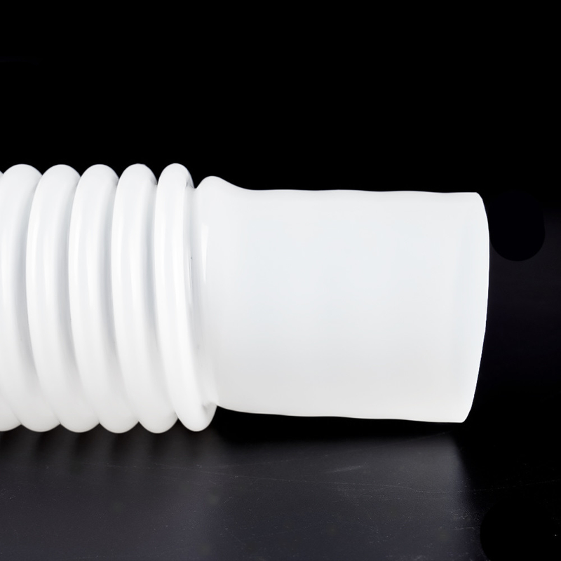 مقاومة قوية للتآكل مادة PTFE عالية الجودة قطر كبير خرطوم الأنابيب الداخلية الملتوية