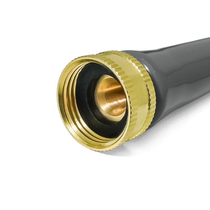 خرطوم مياه مرن وخفيف الوزن، انفجار 900 رطل لكل بوصة مربعة، خرطوم حديقة مطاطي هجين مضاد للالتواء للفناء الخلفي