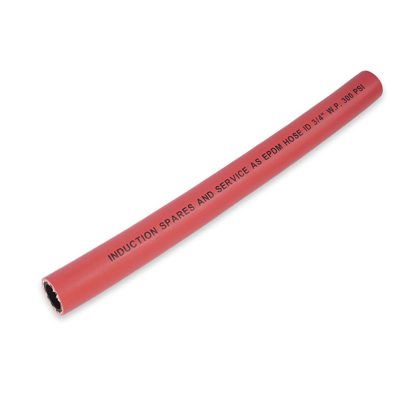 خرطوم EPDM غير موصل وخالي من الكربون 2 بوصة 50.8 ملم 300 رطل لكل بوصة مربعة و 10 كيلو فولت لأنظمة أفران الحث