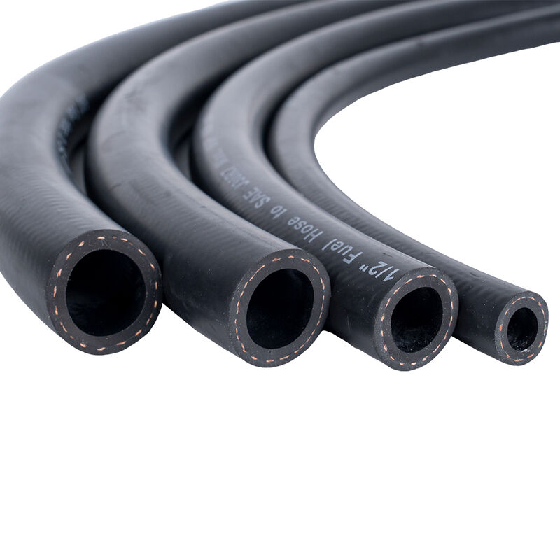 خرطوم وقود وزيت ديزل مطاط NBR مقاوم للزيت 300 PSI مقاس 1/2 بوصة SAEJ30R7 للألياف المضفرة وأنظمة إمداد البنزين في السيارات
