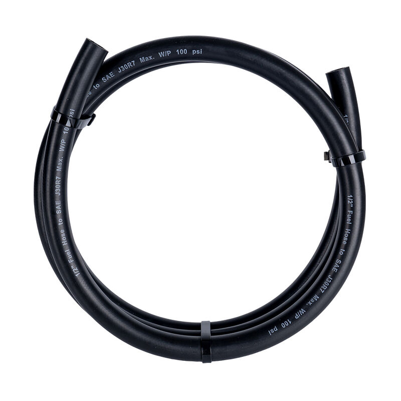 خرطوم وقود وزيت ديزل مطاط NBR مقاوم للزيت 300 PSI مقاس 1/2 بوصة SAEJ30R7 للألياف المضفرة وأنظمة إمداد البنزين في السيارات